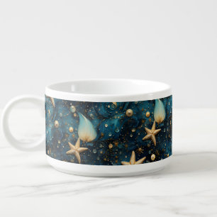 Ocean Starfish Pattern Chili Bowl