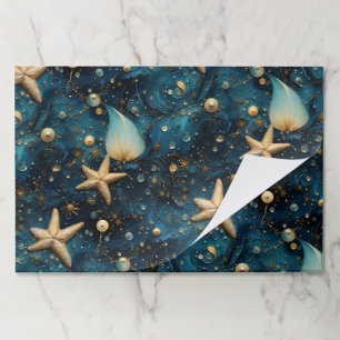 Ocean Starfish Pattern Tearaway Placemat