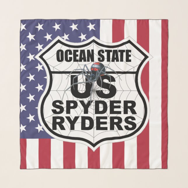 Ocean State Chapter - Scarf USA Flag (Front)