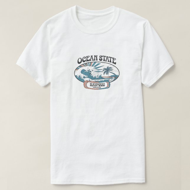 Ocean State Raypirri T-Shirt (Design Front)