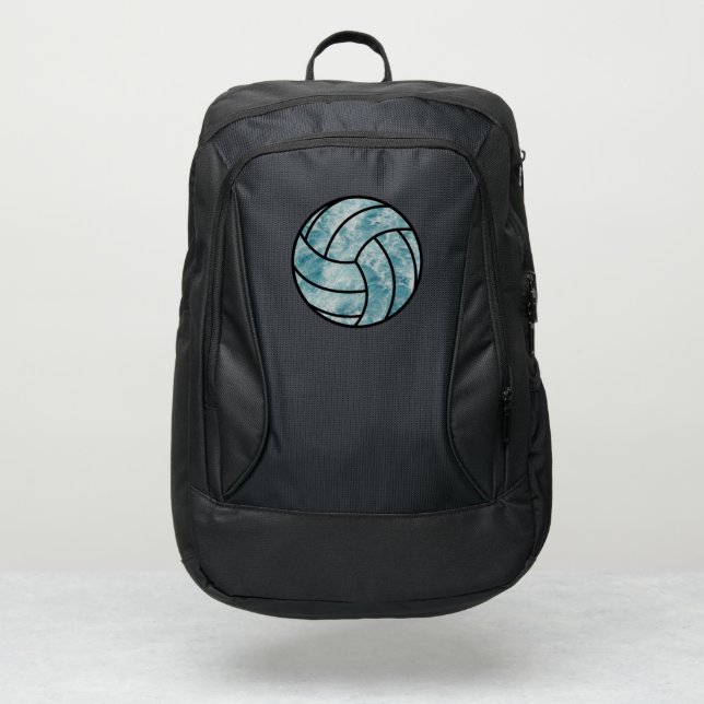 Ocean Summer Beach Waves Volleyball                Port Authority® Backpack (Front)