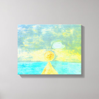 Ocean Sun Canvas Print