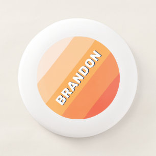 Ocean Sun Fall Bold Stripes with Name Wham-O Frisbee