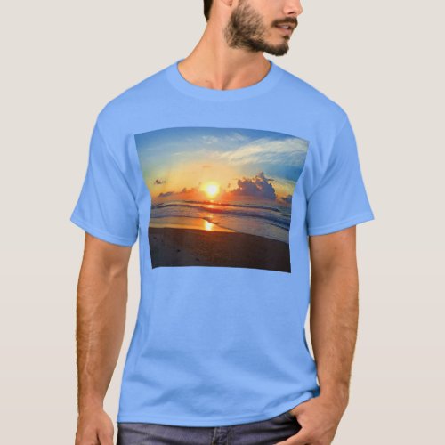 Ocean Sun Postcard T_Shirt