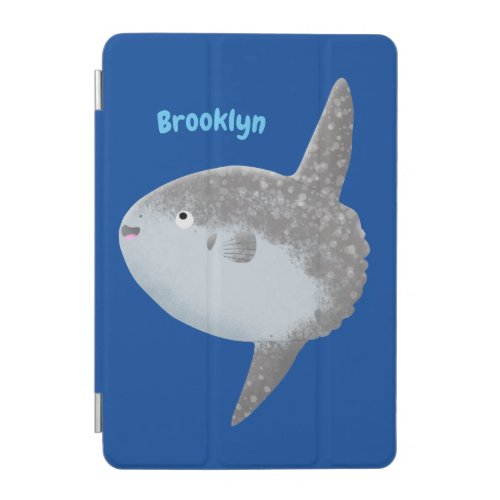 Ocean sunfish mola mola cute cartoon iPad mini cover