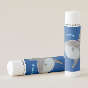 Ocean sunfish mola mola cute cartoon lip balm