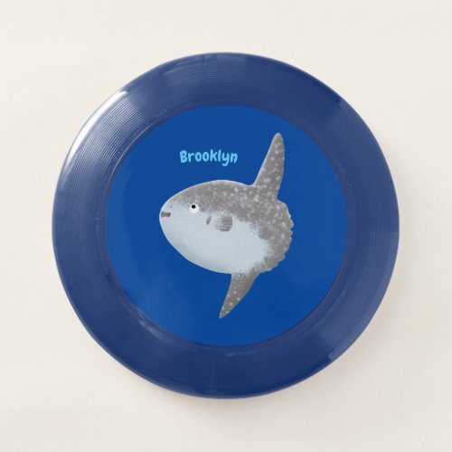 Ocean sunfish mola mola cute cartoon  Wham_O frisbee