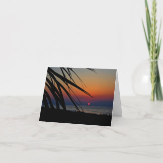 Ocean Sunrise Notecard