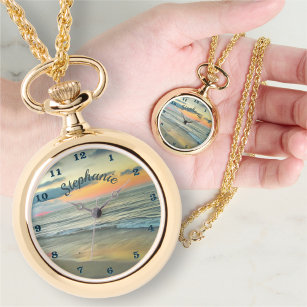 Ocean Sunset 0735 Necklace Watch