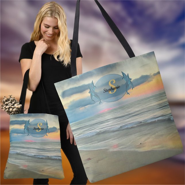 Ocean Sunset 0735 Tote Bag (Creator Uploaded)
