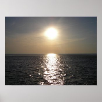 Ocean Sunset 2 Poster by tmurray13 at Zazzle