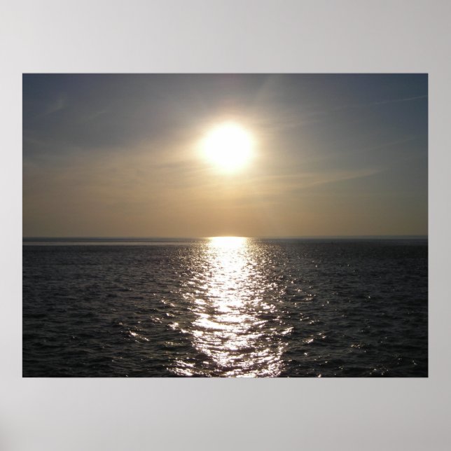 Ocean Sunset 2 Poster (Front)