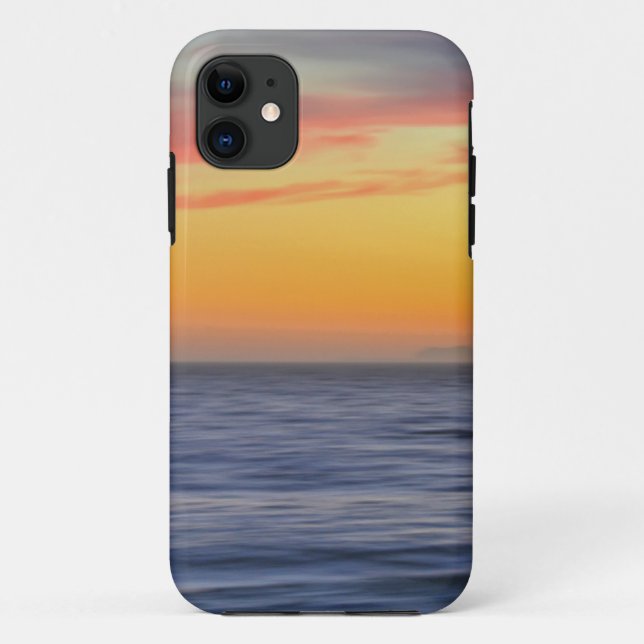 Ocean Sunset Beach Art Phone Case (Back)