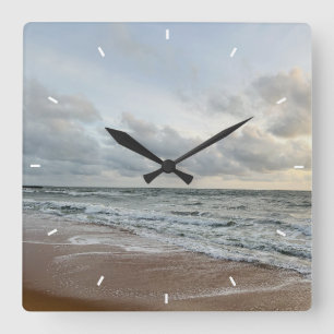 Ocean Sunset Beach Wall Clock Coastal Nature