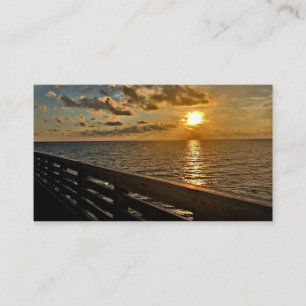 Ocean Sunset Business Card