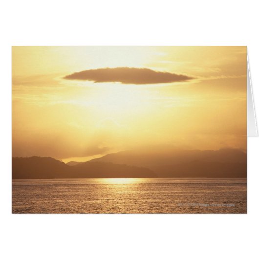 Ocean sunset cards (Front Horizontal)