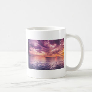 Ocean Sunset Inspirational Coffee Mug