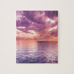 Ocean Sunset Inspirational Jigsaw Puzzle
