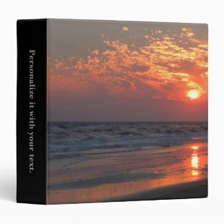 Ocean Sunset - Oak Island, NC Binder