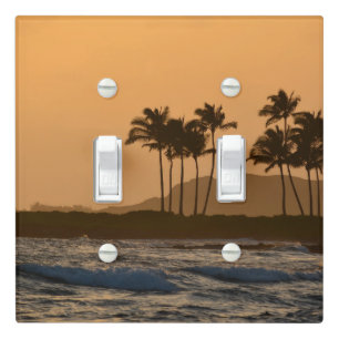 Ocean Sunset on Kauai Hawaii Light Switch Cover