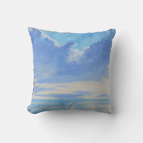 Ocean Sunset  Outdoor Pillow