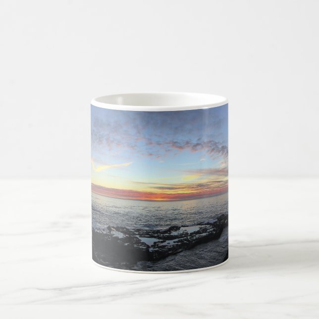 Ocean Sunset Pano Mug (Center)