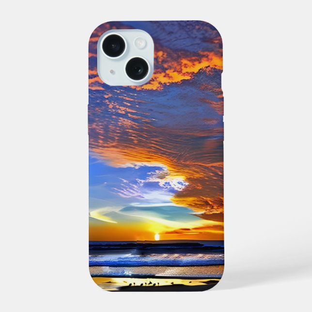 Ocean Sunset Phone Case (Back)