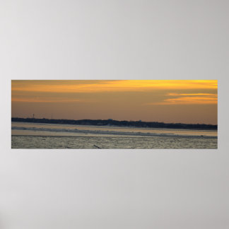 Ocean Sunset Photo Poster