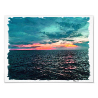Ocean Sunset Photo Print