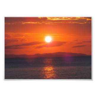 Ocean Sunset Photo Print