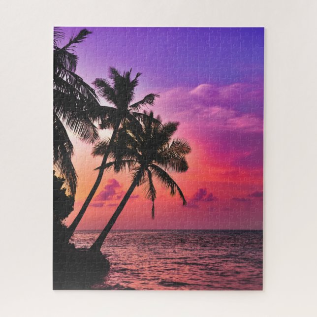 Ocean Sunset Puzzle (Vertical)