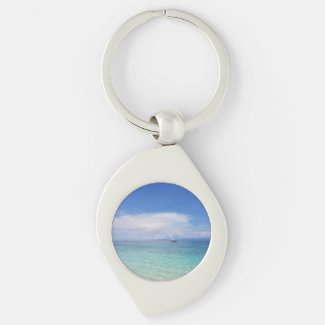 Ocean Swirl Keychain