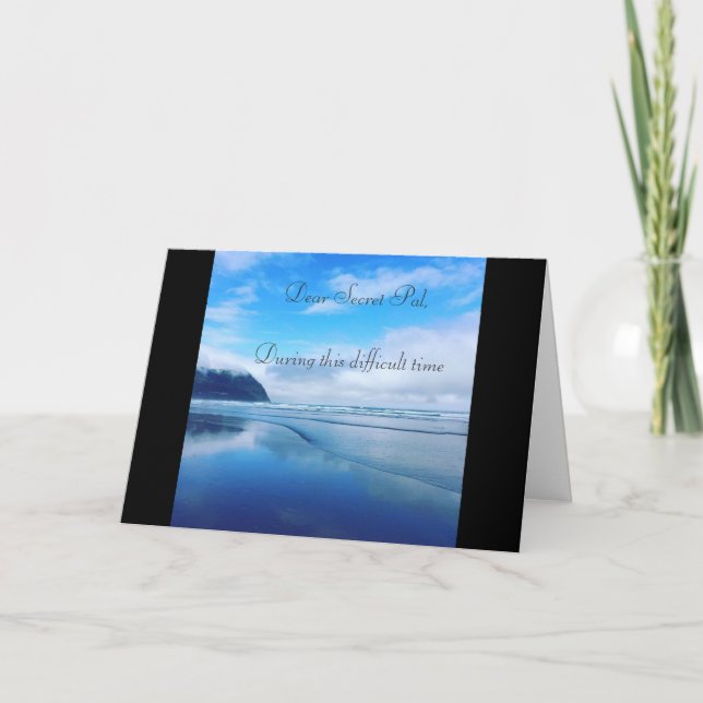 Ocean Sympathy Card (Front)