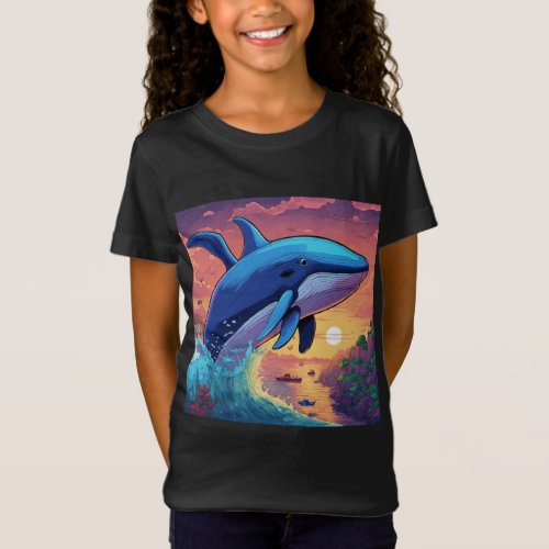 Ocean Symphony Majestic Humpback Leap T_Shirt