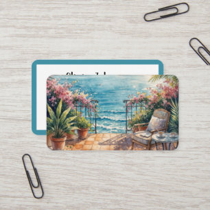 Ocean Terrace with a Peaceful View Business Card