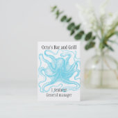 Ocean themed business card (Standing Front)