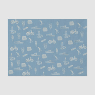 Ocean themed tissue paper