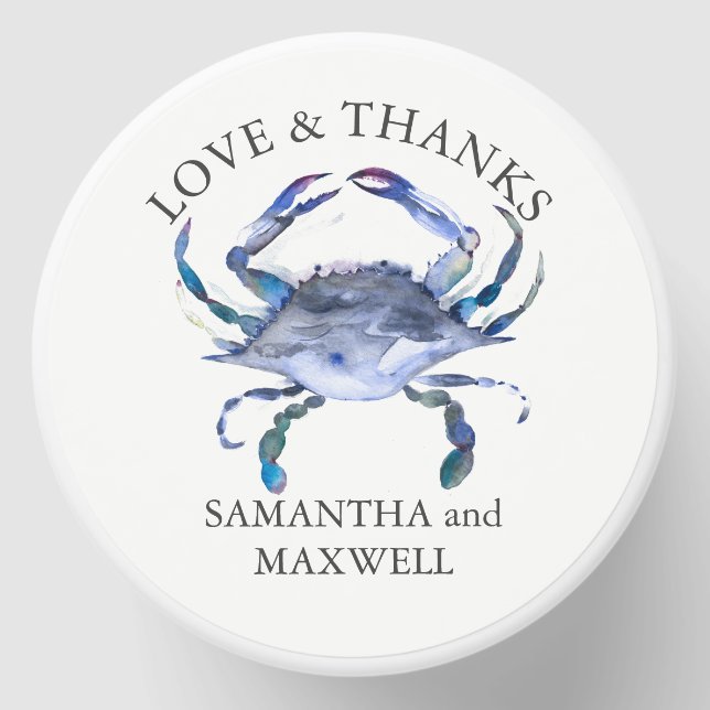 Ocean Themed Wedding Favors Mini Candle Favors (Front)