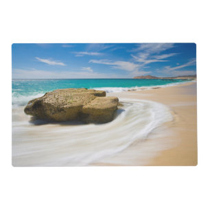 Ocean Tide Swirls On The Beach Placemat