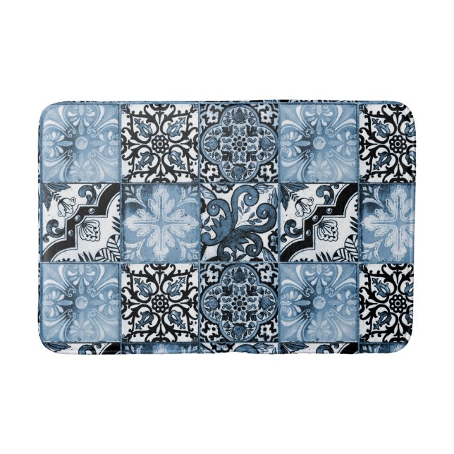 Ocean Tile Bath Mat (Front)
