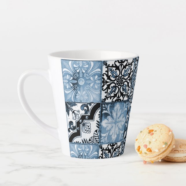 Ocean Tile Latte Mug (In Situ)