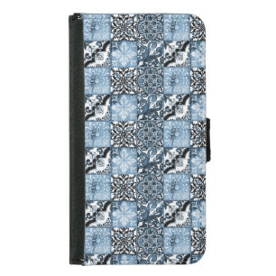 Ocean Tile Samsung Galaxy S5 Wallet Case