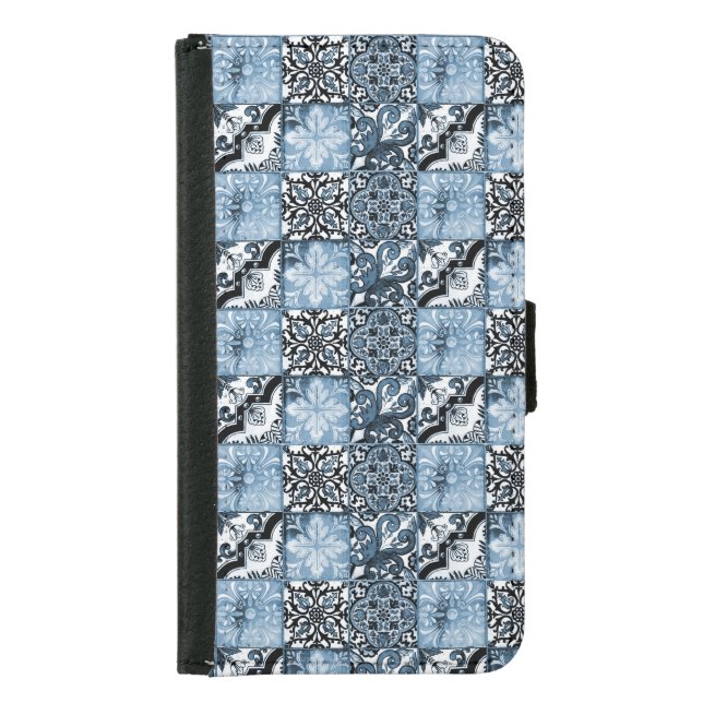 Ocean Tile Samsung Galaxy Wallet Case (Front)