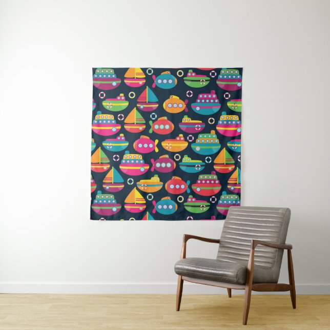 Ocean Transportation Pattern Tapestry (In Situ (Horizontal))