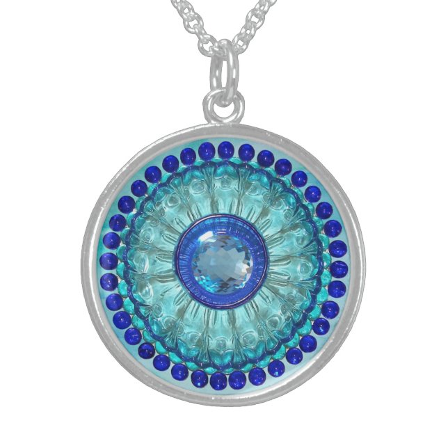 Ocean Treasure Sterling Silver Necklace (Front)