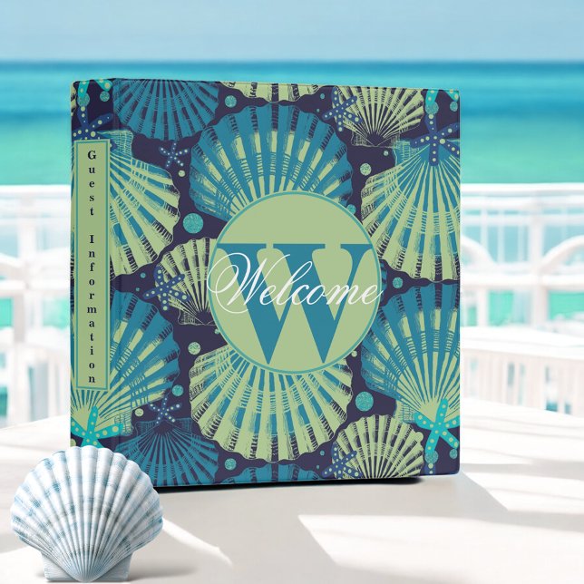 Ocean Treasures bioluminescent  3 Ring Binder (Creator Uploaded)