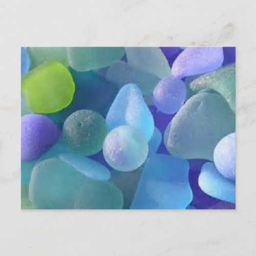 Ocean Treasures Sea Glass Postcards