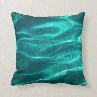Ocean Turquoise Water Throw Pillow