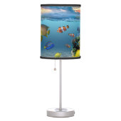 Ocean Underwater Coral Reef Tropical Fish Table Lamp (Right)