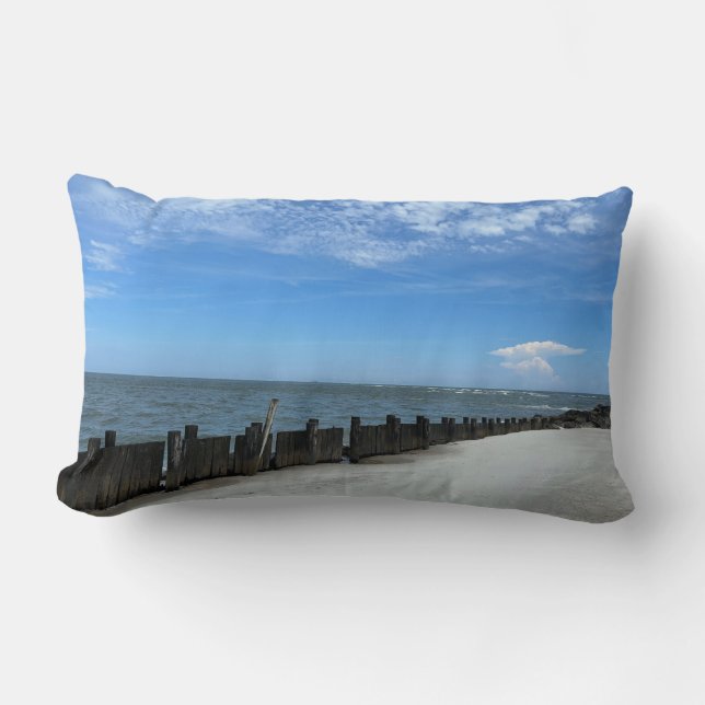 Ocean Veiw Throw Pillow (Front)